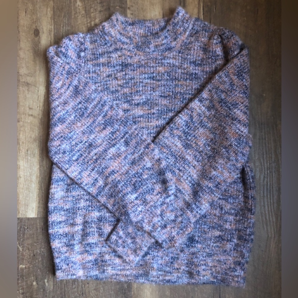 Madewell Eaton Puff Sleeve Sweater Size S
